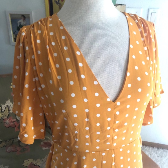 SOLD Retro Dress 1930s Style Polka Dot Pinup 30s - Picture 4 of 8